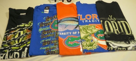 Assorted Florida Gator t-shirts (5)M