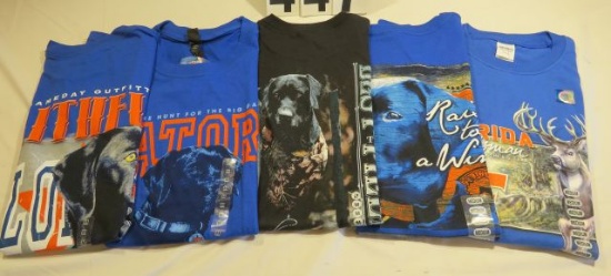 Assorted Florida Gator hunting related t-shirts (13)M