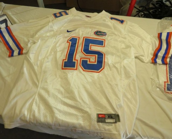 Florida Gator Tim Tebow #15 Stitched Jersey Mens White (1)XL