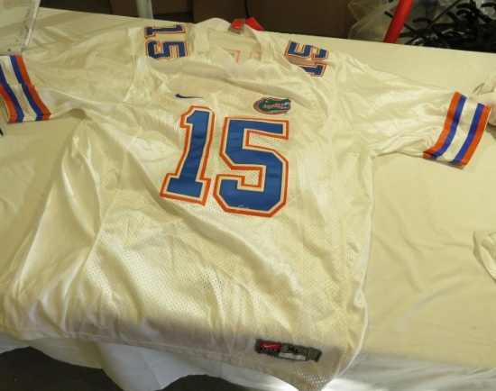 Florida Gator Tim Tebow #15 Stitched Jersey Mens White (2)XL