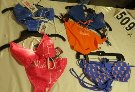 Ladies Florida Gator Bikini Assortment (1)XS,(8)S,(3)M