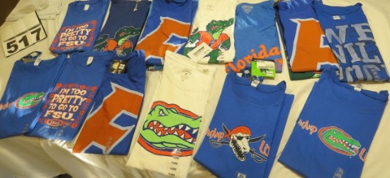 Florida Gators women's assorted shirts (15)XL