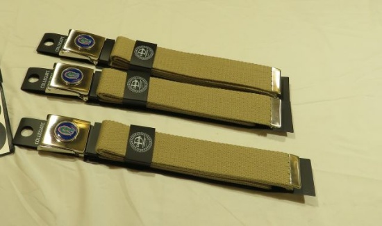 Danbury Gator adjustable canvas belts