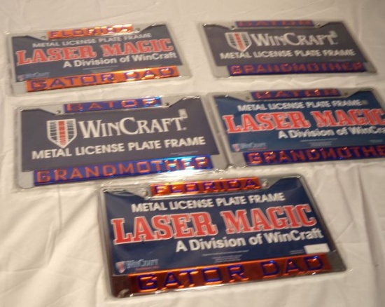Florida Gators Metal License Plate Frames