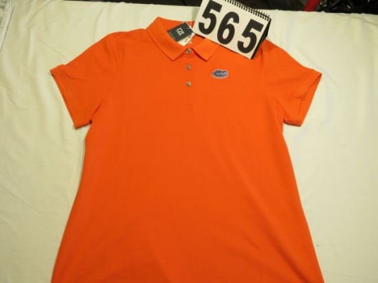 Florida Gators, Cutter & Buck DryTec Cotton Ladies Polo, SS, Embroidered Logo, (1) XL