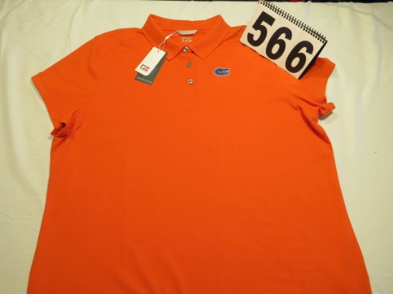 Florida Gators, Cutter & Buck DryTec Cotton Ladies Polo, SS, Embroidered Logo, (1) XXXL