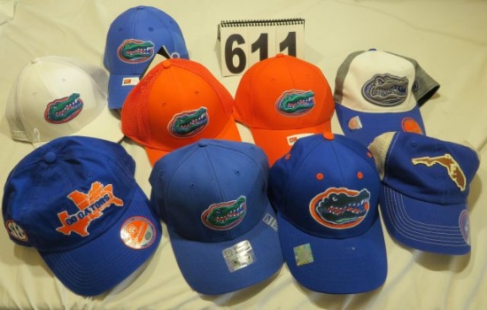 Assorted Florida Gator Hats