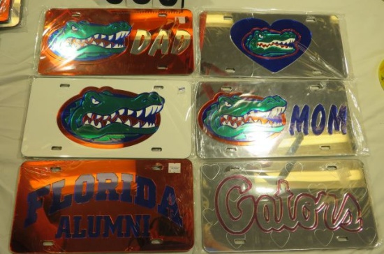 University of Florida Assorted Acrylic License Plates, Florida Gators, Car License Plates