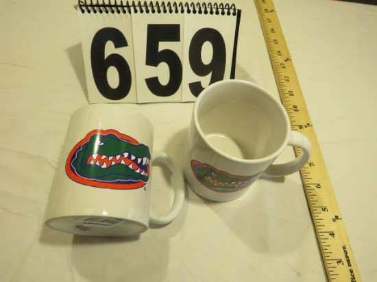 White Gator Head Ceramic Mug