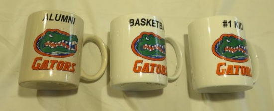 Florida Gator Assorted Mugs (4) Alumni (1) Basketball (1) #1 Kid