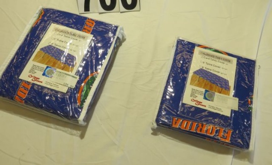 Florida Gator Card Table Cover 33" (3)   8' Table Cover (1)
