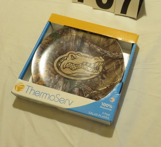 Florida Gator ThermoServ Salad Plates 4pk