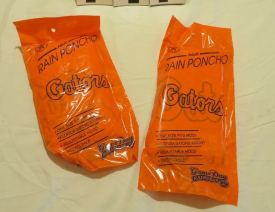 Florida Gator Rain Poncho Adult- count is approximate