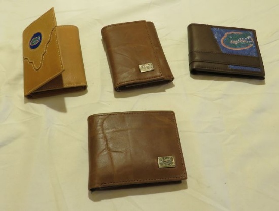 Florida Gator Leather Wallet Assortment