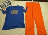 Florida Gator 2pc Football Uniform 5(size 5/6) 1( size7)