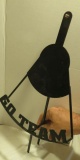 Metal Yard Stepping Stone or Plate Holder 