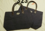 Navy Blue Bags with silver Gator head