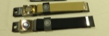 Assorted black & khaki adjustable belts with built in bottle opener (10) khaki, (3)black