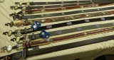 Assorted belts (1) size 32, (3) size 34, (1) size 36, (2) size 42, (1) size 46, (1)L adjustable belt