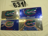 University of Florida Assorted Acrylic License Plates, Florida Gators Alumni Assortment,