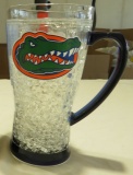Florida Gator Crystal Freezer Flared Plastic Pilsner w/ Handle 16oz
