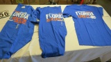 Florida Gator Mixed Mens T-Shirts, Soccer, Tennis, Diving- all Large