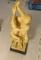 model ceramic of Greek statue of Hercules and Diomede wrestling