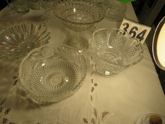 group of 4 serving bowls