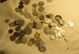 group of 90 mixed foreign coins