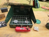 new 2 burner white gas Coleman stove (old stock never used)