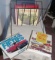 magazine rack and car coffee-table books