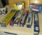 variety of kitchen papers and wraps, partially used