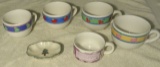 soup cups and spoon rest