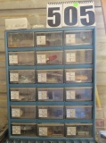 contents of shelf: small tool organizer, cb antenna, fuses, etc.
