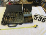 drill bits, 2 incomplete boxes