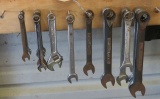 wrenches from 5/16-11/16