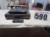 vcr and sony dvd/cd player with remote