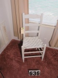 white can bottom chair