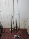 rod and reels and one Pemco fly rod