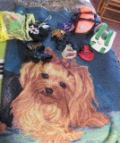 Yorkie blanket and puppy dog clothes