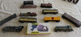 electric train cars: 10 pieces and a power pack still in the box