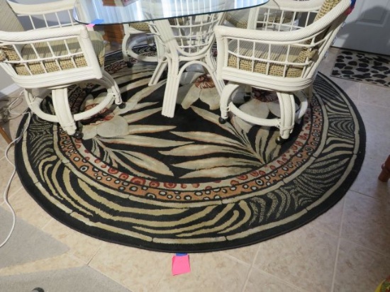 6' diameter rug