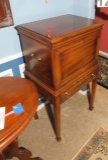 Silver chest cabinet style mahogany finished