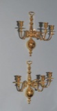 Pair of candelabra style sconces