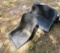 fiberglass air boat seats - rear seat comes with upholstery and canvas cover