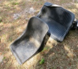 fiberglass air boat seats - rear seat comes with upholstery and canvas cover