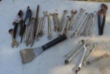 mixed end wrenches and pliers