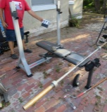 WedgePro weight bench and weight bar