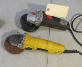 corded electric grinder (1) Dewalt (1) un known both test ok