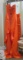 Xcite, size 8, tangerine colored strapless, prom or pageant dress!  Bust 36; Waist 27.5; Hips 39. Ne